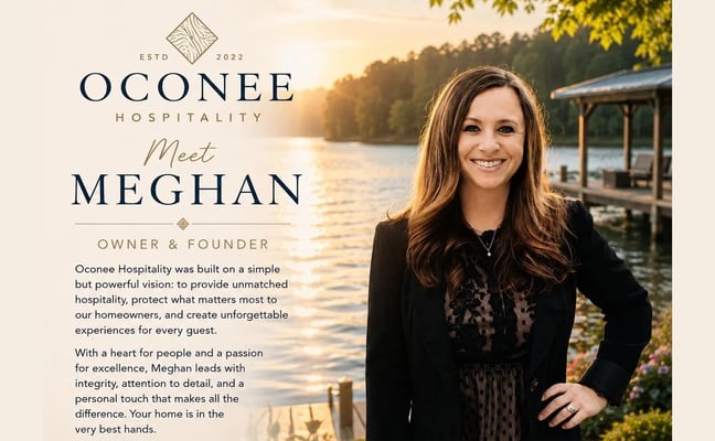 Meghan Ketterman, Owner and Founder of Oconee Hospitality